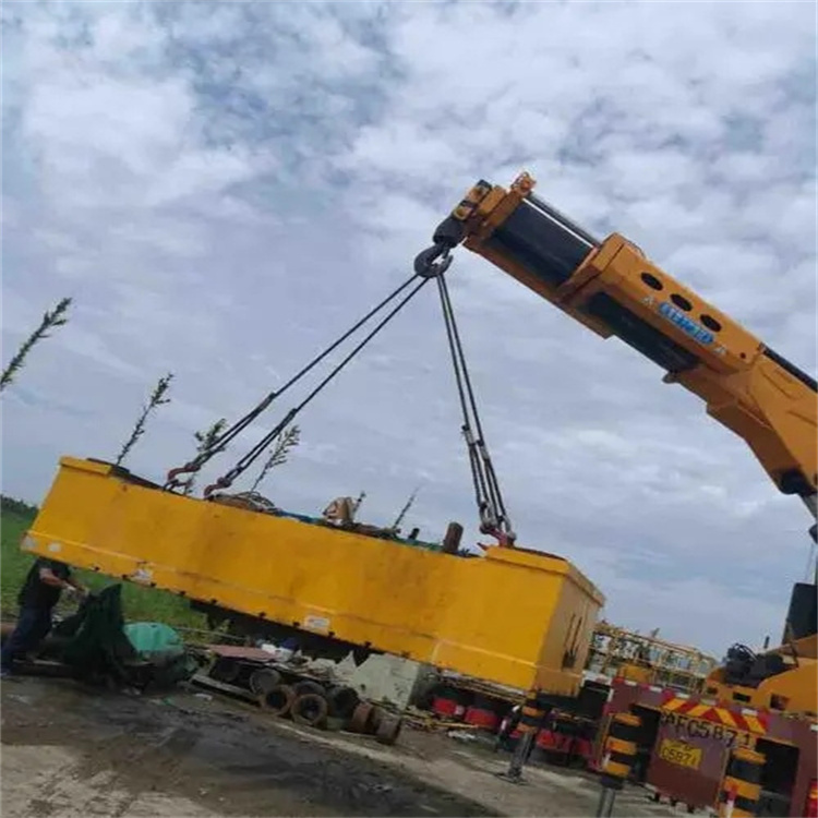 九合垸原种场吊运集装箱的吊车